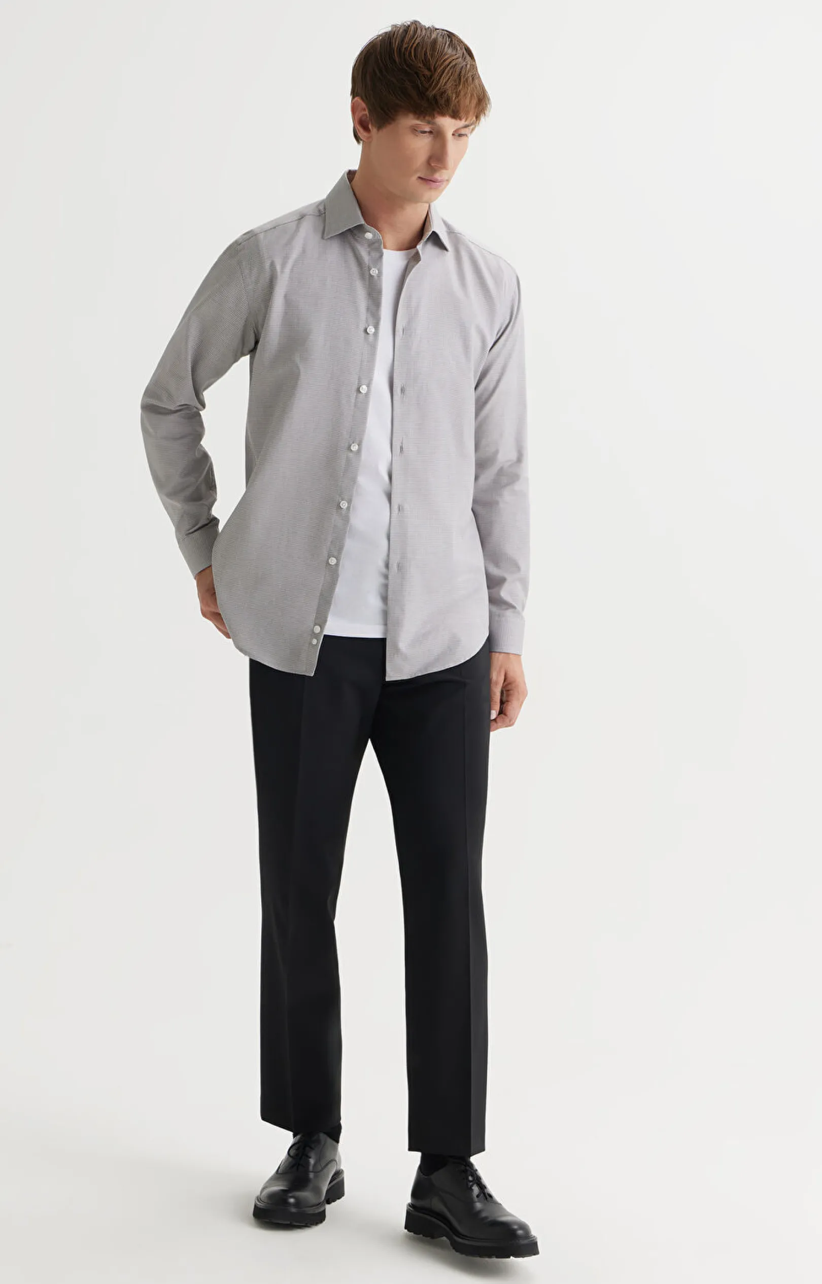Bawełniana koszula slim fit^Vistula Best