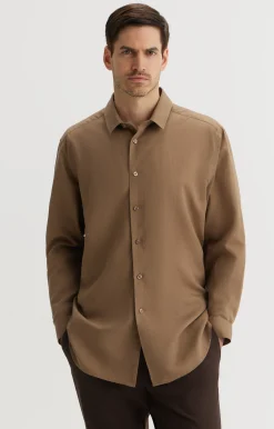 Beżowa koszula slim fit^Vistula Hot