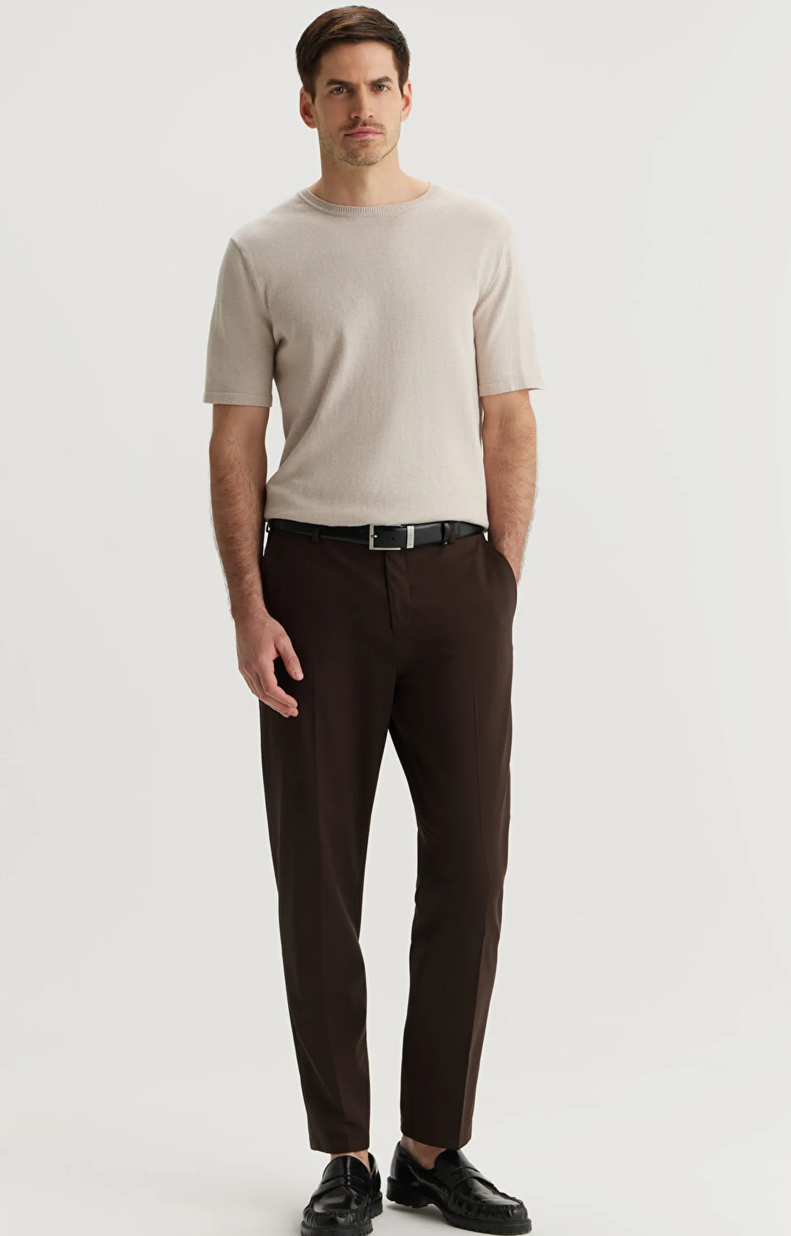 Beżowy t-shirt^Vistula New
