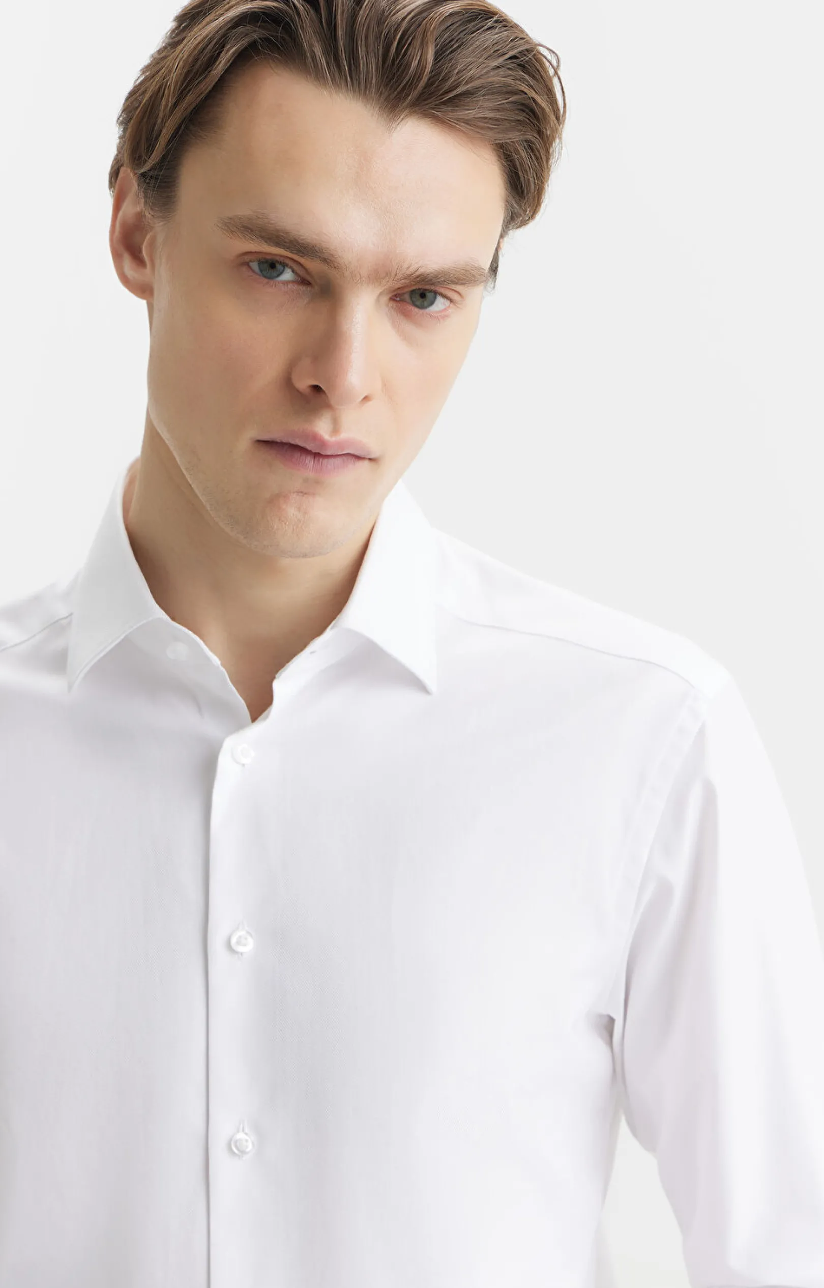Biała koszula slim fit^Vistula Online