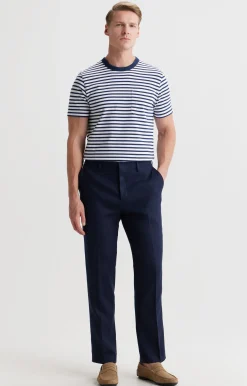 Chinosy lniane regular fit^Vistula Clearance