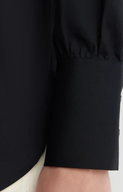Czarna koszula oversize^Vistula Discount