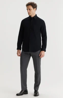 Czarna koszula slim fit^Vistula Online