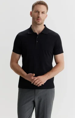 Czarne polo^Vistula Hot
