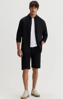 Czarne szorty slim fit^Vistula New