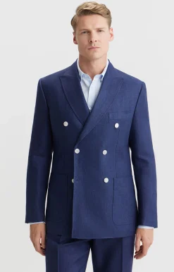Dwurzędowa marynarka lniana super slim - zestaw^Vistula Outlet