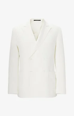 Dwurzędowa marynarka lniana super slim - zestaw^Vistula Fashion
