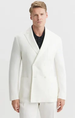 Dwurzędowa marynarka lniana super slim - zestaw^Vistula Fashion