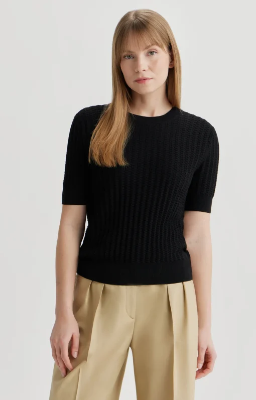 Dzianinowy t-shirt^Vistula Online