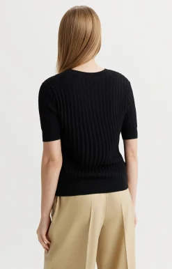 Dzianinowy t-shirt^Vistula Online