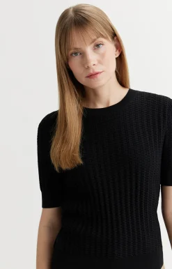 Dzianinowy t-shirt^Vistula Online