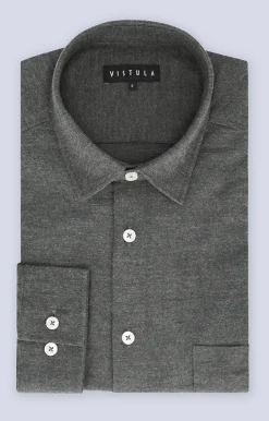Flanelowa koszula o kroju relaxed fit^Vistula Discount