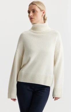 Gładki sweter z golfem^Vistula Fashion