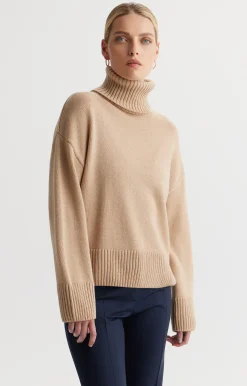 Gładki sweter z golfem^Vistula Fashion