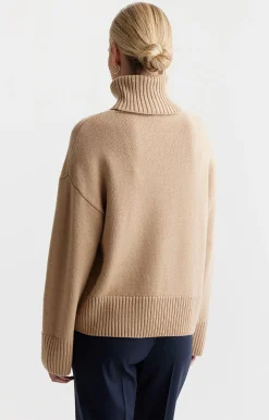 Gładki sweter z golfem^Vistula Fashion