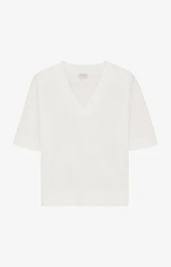 Gładki t-shirt swetrowy^Vistula Best
