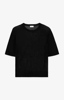 Gładki t-shirt swetrowy^Vistula New