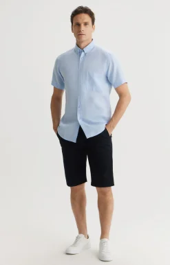 Granatowe szorty slim fit^Vistula Hot