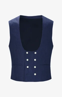 Kamizelka lniana super slim - zestaw^Vistula Discount