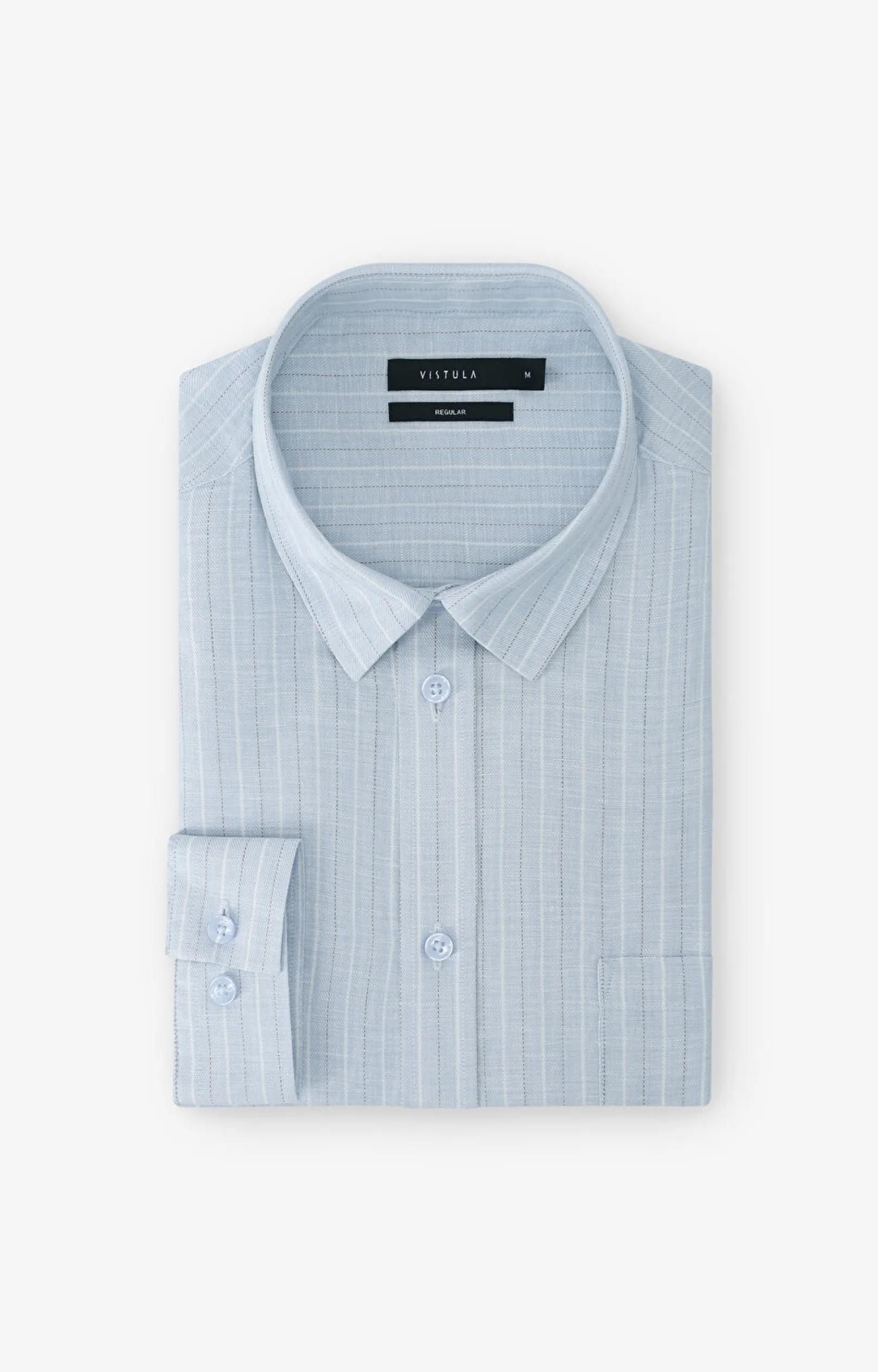 Koszula regular fit w prążek^Vistula Discount