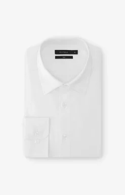 Koszula slim fit o diagonalnym splocie^Vistula Fashion
