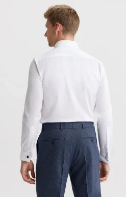 Koszula slim fit o diagonalnym splocie^Vistula Hot