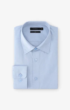Koszula slim fit o diagonalnym splocie^Vistula Best