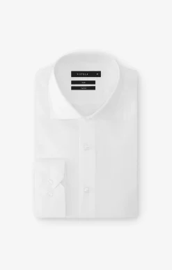 Koszula slim fit o diagonalnym splocie^Vistula Discount