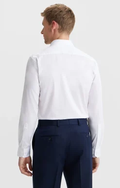 Koszula slim fit o diagonalnym splocie^Vistula Discount