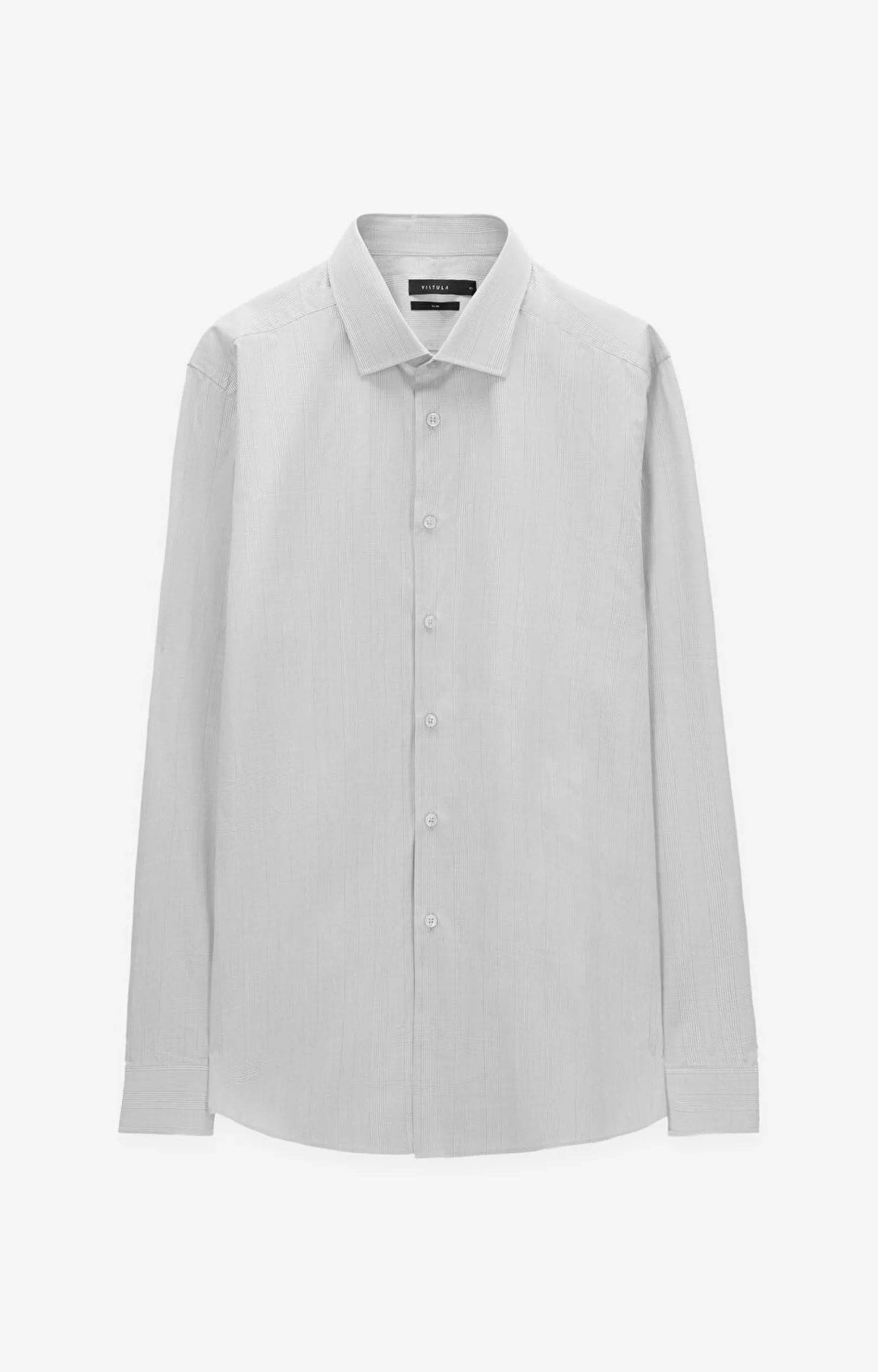 Koszula slim fit w kratę^Vistula Fashion
