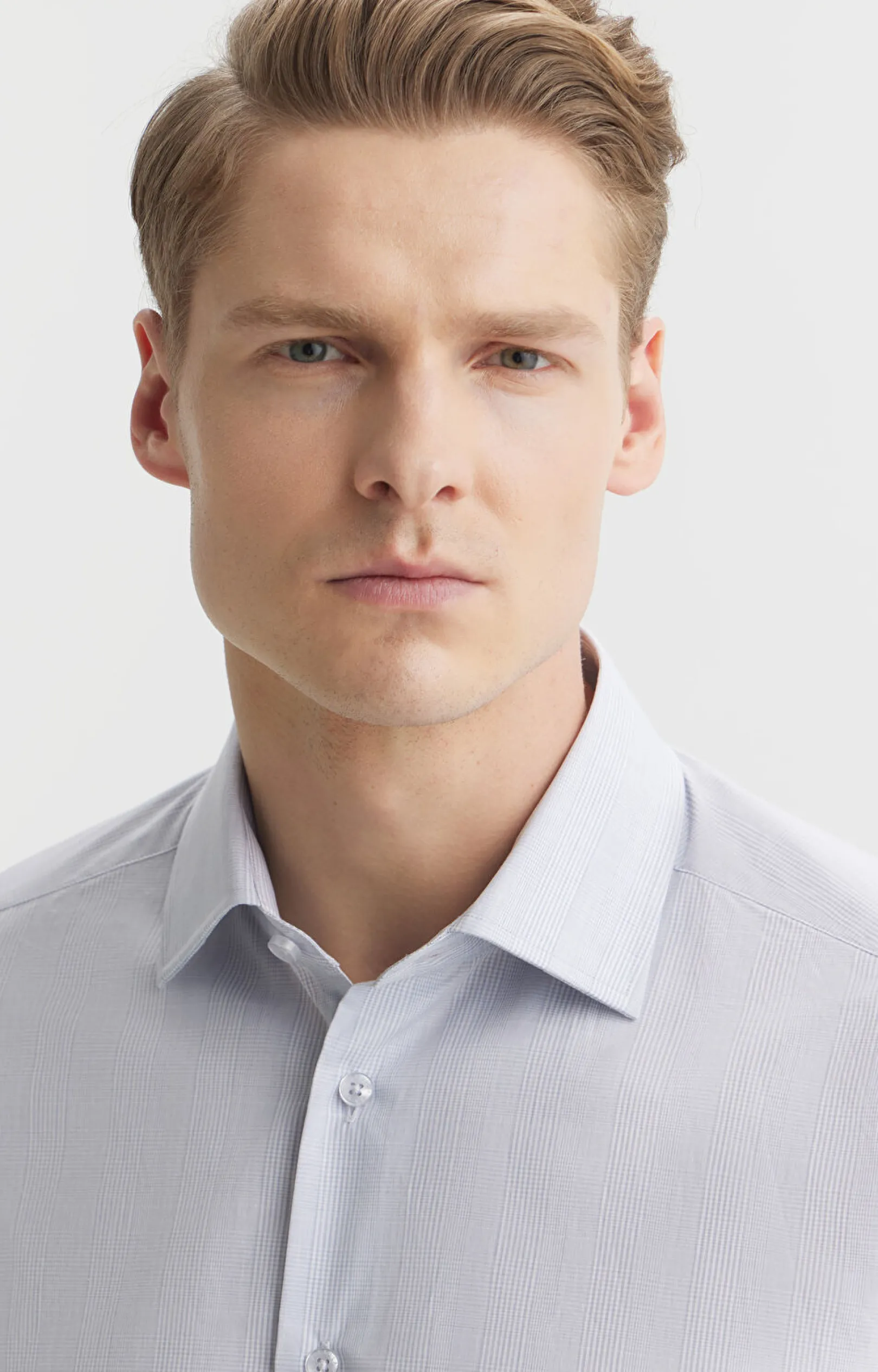 Koszula slim fit w kratę^Vistula Fashion