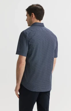 Koszula slim fit w mikrowzór^Vistula Online
