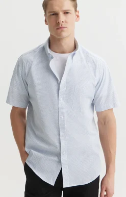 Koszula slim fit w mikrowzór^Vistula Online