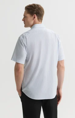 Koszula slim fit w mikrowzór^Vistula Online