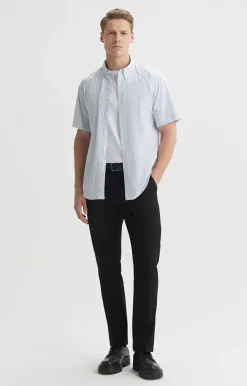 Koszula slim fit w mikrowzór^Vistula Online