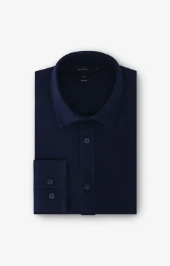 Koszula slim fit w mikrowzór^Vistula Hot