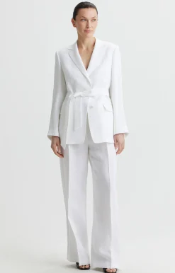Lniana marynarka slim fit - zestaw^Vistula Clearance