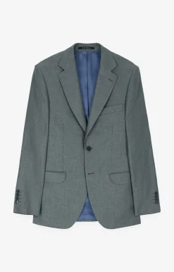 Lniana marynarka slim fit z wełną^Vistula Online