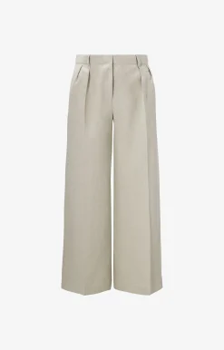 Lniane spodnie relaxed fit^Vistula Discount