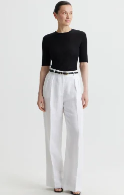 Lniane spodnie relaxed fit - zestaw^Vistula Sale