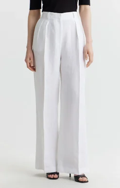 Lniane spodnie relaxed fit - zestaw^Vistula Sale