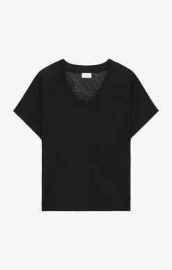 Lniany t-shirt^Vistula Outlet