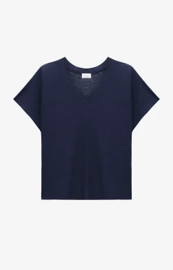 Lniany t-shirt^Vistula Sale
