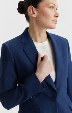 Marynarka lniana slim fit - zestaw^Vistula Discount