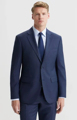 Marynarka regular fit w mikrowzór - zestaw^Vistula Hot