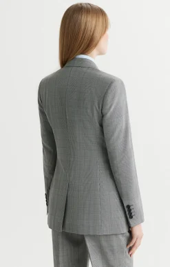 Marynarka slim fit w kratę - zestaw^Vistula New