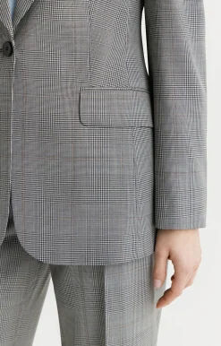 Marynarka slim fit w kratę - zestaw^Vistula New