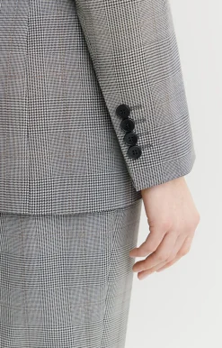 Marynarka slim fit w kratę - zestaw^Vistula New