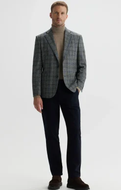 Marynarka slim fit w kratę^Vistula Fashion