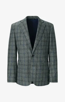 Marynarka slim fit w kratę^Vistula Fashion